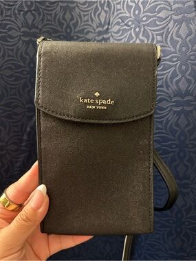 Kate Spade Tinsel Glitter North South Flap Phone Crossbody